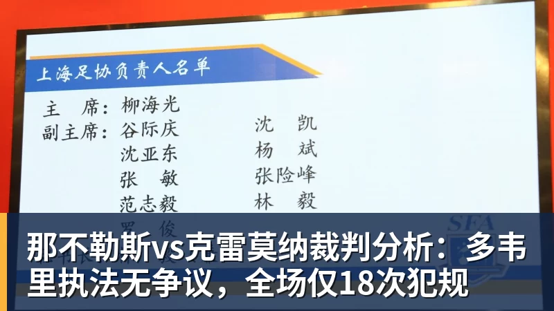 那不勒斯vs克雷莫纳裁判分析:多韦里执法无争议,全场仅18次犯规 - 凯发官网 - 凯发(中国)