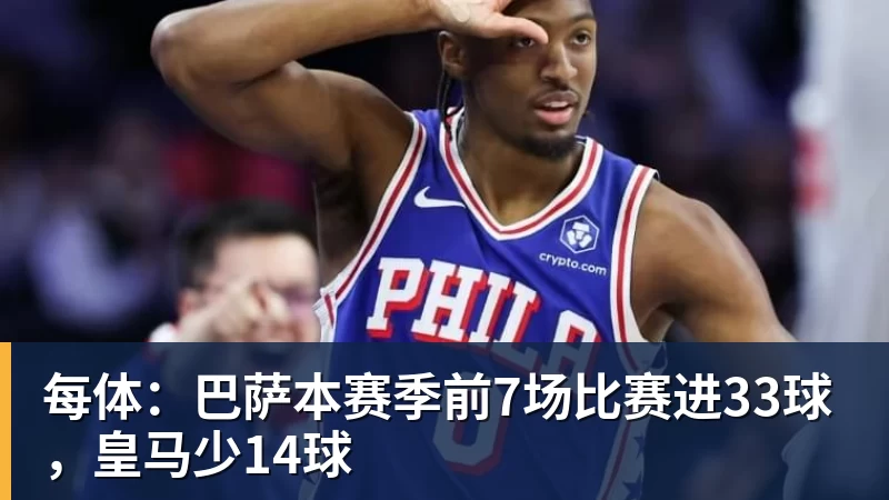 每体：巴萨本赛季前7场比赛进33球，皇马少14球